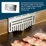 2 pack Griddle Accessories of Grease Gate, Griddle Blocker Food Mesh Screen Goalie Cover, Blocks Food from Falling into Rear Grease Trap In Australia - Darrahopens