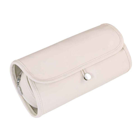Ready Makeup Brush Organizer Bag - Multi Cosmetic Case, Makeup Brush Holder, Makeup Brush Case（milky apricot white,only bag） In Australia - Darrahopens