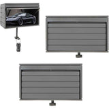 2 Pack Car Garage Key Holder & Car Key Holder for Wall, Small Toy Car Garage - with Opening Door, Effortless Wall Mount Organizer for Entryway(Grey) In Australia - Darrahopens