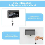 2 Pack Car Garage Key Holder & Car Key Holder for Wall, Small Toy Car Garage - with Opening Door, Effortless Wall Mount Organizer for Entryway(Grey) In Australia - Darrahopens