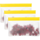 16 Pack Dishwasher Safe Reusable Snack Bags, BPA Free Storage Bags, Extra Thick Leakproof Freezer Bags Free Lunch Bags Food Storage（only bag） In Australia - Darrahopens