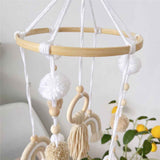 Neutral Boho Rainbow Baby Mobile for Crib Mobile Nursery, Boho Baby Crib Mobile, Natural Crib Mobile for Boys and Girls In Australia - Darrahopens