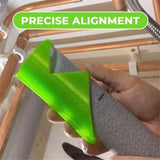 2 set Pipe Insulation Cutting Guide - Foam & Rubber Pipe Cutter Tool for Insulated Foam Pipe Lagging Installation - 3 Sizes for Home Industrial Use (Green, 59/51/45mm)