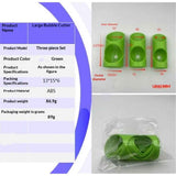2 set Pipe Insulation Cutting Guide - Foam & Rubber Pipe Cutter Tool for Insulated Foam Pipe Lagging Installation - 3 Sizes for Home Industrial Use (Green, 59/51/45mm)