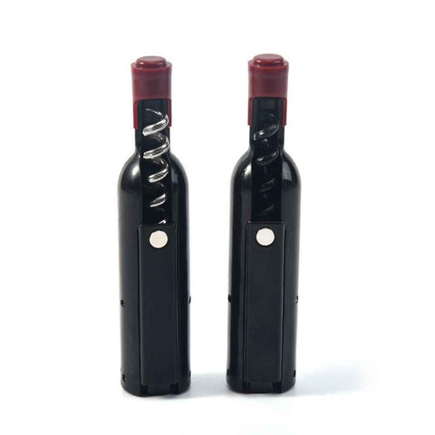 2 pack Magnetic Wine Bottle Corkscrew, Wine Opener Portable Screw Corkscrew Multifunction Wine Bottle Opener Black In Australia - Darrahopens