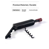 2 pack Magnetic Wine Bottle Corkscrew, Wine Opener Portable Screw Corkscrew Multifunction Wine Bottle Opener Black In Australia - Darrahopens