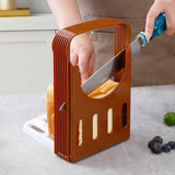 2 pack Bread Slicer for Homemade Bread Thickness Bread Cutting Guide Plastic Foldable Compact Sandwich Loaf Slicer In Australia - Darrahopens