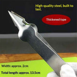 6 PCS Stainless Steel Pineapple Eye Remover Pineapple Seed Clip for Kitchen, Eye Clip Stainless Steel Pineapple V Shape Pineapple Eye Cutter for Home Kitchen Fruit Store Supermarket