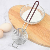 2 pack Egg Separator Food Grade Stainless Steel Egg Yolk White Separation Tool, Kitchen Gadget Cooking/Baker Tool (brown) In Australia - Darrahopens
