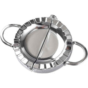 New Stainless Steel Ravioli Mould Dumpling Maker Wrapper Pierogie Pie Crimper Pastry Dough Press Cutter Kitchen Gadgets (Round Handle) In Australia - Darrahopens