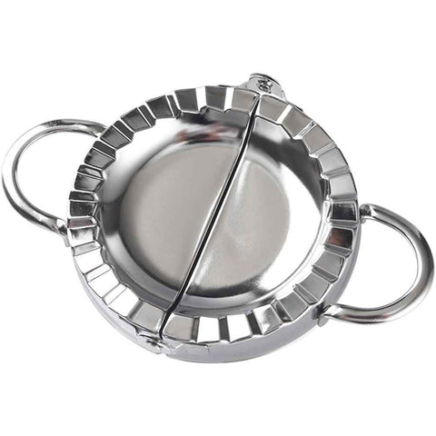 New Stainless Steel Ravioli Mould Dumpling Maker Wrapper Pierogie Pie Crimper Pastry Dough Press Cutter Kitchen Gadgets (Round Handle) In Australia - Darrahopens