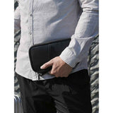 Travel Passport Holder, Large Family Passport Walle for Men Women RFID Passport Cover Lightweight Portable Document Organizer with Wrist Strap (Black) In Australia - Darrahopens