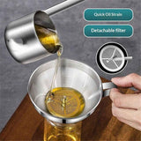 304 Stainless Steel Kitchen Funnel with Filter Strainer Wine Funnel Filter Transferring Liquid,Dry Powder Ingredients In Australia - Darrahopens