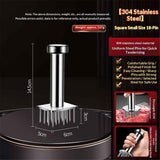 Stainless Steel Meat Tenderizers with 18 Sharp Needles, Solid Meat Tenderizer Tool One-Piece Design, Heavy Duty Chicken Tenderizer for Tenderizing Steak, Beef, Pork, Dishwasher Safe In Australia - Darrahopens