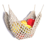 Hanging Fruit Hammock Under Cabinet - Cotton Basket Storage for Produce, Banana - Boho Kitchen Decor for More Counter Space at Home Boat Camper RV（only bag） In Australia - Darrahopens