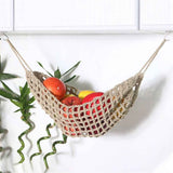 Hanging Fruit Hammock Under Cabinet - Cotton Basket Storage for Produce, Banana - Boho Kitchen Decor for More Counter Space at Home Boat Camper RV（only bag） In Australia - Darrahopens