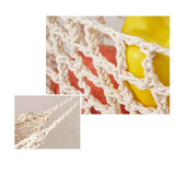Hanging Fruit Hammock Under Cabinet - Cotton Basket Storage for Produce, Banana - Boho Kitchen Decor for More Counter Space at Home Boat Camper RV（only bag） In Australia - Darrahopens