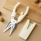 Stainless Steel Kitchen Shears with Holder - Perfect for Herbs, Floral Trimming and Kitchen Use（magnetic cover） In Australia - Darrahopens