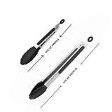 Kitchen Tongs for Cooking with Silicone Tips , BPA Free Stainless Steel set of 2 Silicone Tongs for Cooking, Grilling & Toss a Salad, Heat Resistant Grill Tongs for Serving Food In Australia - Darrahopens