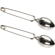 2 Pcs Brewing Spoons Hand Clip Design Tea Strainers Encrypted Filter Holes Tea Filter Tong for Loose Leaf Tea and Mulling Spices In Australia - Darrahopens