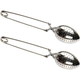 2 Pcs Brewing Spoons Hand Clip Design Tea Strainers Encrypted Filter Holes Tea Filter Tong for Loose Leaf Tea and Mulling Spices In Australia - Darrahopens