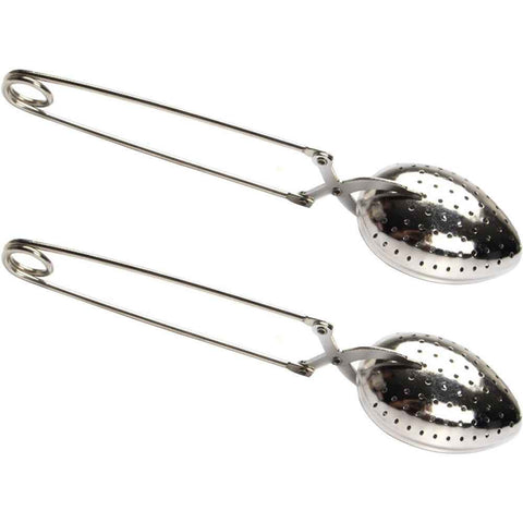 2 Pcs Brewing Spoons Hand Clip Design Tea Strainers Encrypted Filter Holes Tea Filter Tong for Loose Leaf Tea and Mulling Spices In Australia - Darrahopens