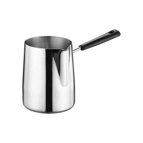 Classics Coffee Pot, 12oz/350ml Stainless Steel Milk Frothing Jug Long Handle Coffeware Pull Flower Toroid Pitcher Milk Warmer Hot Chocolate Maker In Australia - Darrahopens