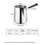 Classics Coffee Pot, 12oz/350ml Stainless Steel Milk Frothing Jug Long Handle Coffeware Pull Flower Toroid Pitcher Milk Warmer Hot Chocolate Maker In Australia - Darrahopens