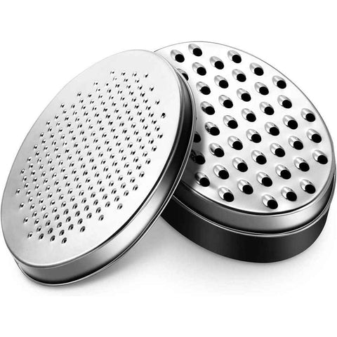 2 pack Cheese Grater Citrus Lemon Zester with Food Storage Container & Lid - Perfect For Hard Parmesan Or Soft Cheddar Cheeses, Ginger, Vegetables, Butter, Chocolate & Nutmeg (Black) In Australia - Darrahopens