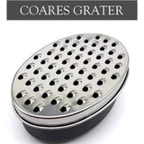 2 pack Cheese Grater Citrus Lemon Zester with Food Storage Container & Lid - Perfect For Hard Parmesan Or Soft Cheddar Cheeses, Ginger, Vegetables, Butter, Chocolate & Nutmeg (Black) In Australia - Darrahopens