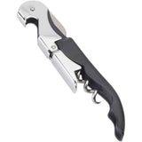 2 pack Double Hinged Waiter's Corkscrew Wine Opener, Stainless Steel Wine Bottle Opener with Built In Foil Cutter, Home Bar Tools, Bar Cart Accessories, Wedding Gifts（black） In Australia - Darrahopens
