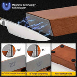 Knife Sharpener Tool - Rolling Knife Sharpener Kit with Diamond discs Angles 15° & 20°, Razor sharp Edges, Multipurpose Rolling Sharpener for Kitchen Knives, Chef's Knive In Australia - Darrahopens