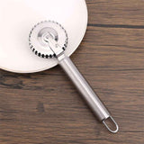 Ravioli Cutter with Stainless Steel Wheel, Ideal for Cutting, Sealing, and Crimping Pasta, Dough, pierogi and dumplings, multi pastry cutter, pastry cutter crimper In Australia - Darrahopens