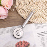 Ravioli Cutter with Stainless Steel Wheel, Ideal for Cutting, Sealing, and Crimping Pasta, Dough, pierogi and dumplings, multi pastry cutter, pastry cutter crimper In Australia - Darrahopens