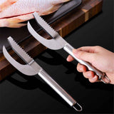 2 pack Stainless Steel Fish Maw Knife,3 In 1 Fish Maw Knife, Multifunction Fish Scale Knife fish scale remover Household Kitchen Fish Scale Tool In Australia - Darrahopens