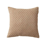 Textile Throw Pillow Covers Soft Corduroy Decorative Set of 2 Boho Striped Pillow Covers Pillowcases Farmhouse Home Decor for Couch Bed Sofa Living Room 18x18 Inch（pillowcase only） In Australia - Darrahopens