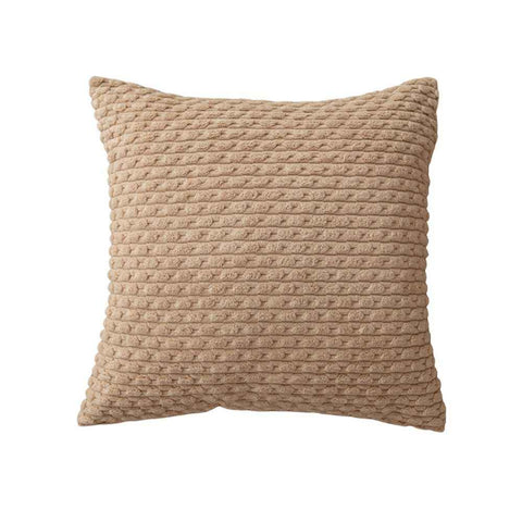 Textile Throw Pillow Covers Soft Corduroy Decorative Set of 2 Boho Striped Pillow Covers Pillowcases Farmhouse Home Decor for Couch Bed Sofa Living Room 18x18 Inch（pillowcase only） In Australia - Darrahopens