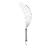 2 pack Pan Pot Strainer with Handle Stainless Steel Hand Held Crescent Drainer for Spaghetti Fry Noodles Fruit Vegetable Pasta Strainer Heavy Duty Food Drainers In Australia - Darrahopens