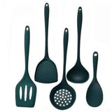 5 pack Silicone Kitchen Cooking Utensils Set: Heat Resistant Long Kitchen Gadgets, Stick Rubber Cook Accessories For Food Prep, Frying, Serving, Basting In Australia - Darrahopens