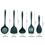 5 pack Silicone Kitchen Cooking Utensils Set: Heat Resistant Long Kitchen Gadgets, Stick Rubber Cook Accessories For Food Prep, Frying, Serving, Basting In Australia - Darrahopens