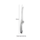 2 pack Stainless Steel Self-Standing Tongs, Kitchen Tweezers for Grilling, Serving, and Plating, Heat-Resistant Ergonomic Design with Non-Slip Handle, Durable, Rust-Resistant