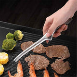 2 pack Stainless Steel Self-Standing Tongs, Kitchen Tweezers for Grilling, Serving, and Plating, Heat-Resistant Ergonomic Design with Non-Slip Handle, Durable, Rust-Resistant In Australia - Darrahopens