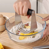 2 pack Stainless Steel Dough Blender Pastry Cutter Flour Mixer Kitchen Handheld Professional Dough Blender In Australia - Darrahopens