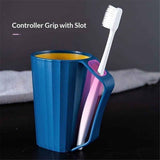 2 pack Bath Rinse Cup, plastic Body Washing Rinser Cup with Easy Grip Handle, for Couples (blue+pink) In Australia - Darrahopens
