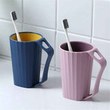 2 pack Bath Rinse Cup, plastic Body Washing Rinser Cup with Easy Grip Handle, for Couples (blue+pink) In Australia - Darrahopens