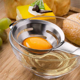 2 pack Stainless Steel Egg Yolk White Separator for Raw Eggs,6-Hole Design, Quick Egg Yolk & White Separation, Kitchen Tool for Cooking & Baking In Australia - Darrahopens