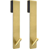 2 pack Extended Shower Door Hooks (6.89 -Inch), Over Door Hooks for Bathroom Frameless Glass Shower Door, Towel Hooks, Gold In Australia - Darrahopens