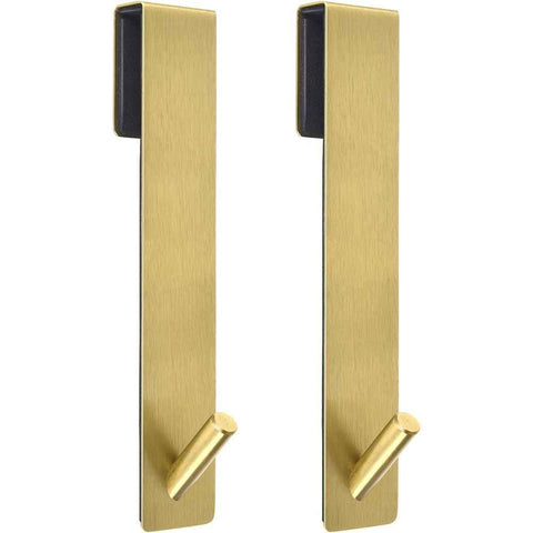 2 pack Extended Shower Door Hooks (6.89 -Inch), Over Door Hooks for Bathroom Frameless Glass Shower Door, Towel Hooks, Gold In Australia - Darrahopens
