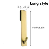 2 pack Extended Shower Door Hooks (6.89 -Inch), Over Door Hooks for Bathroom Frameless Glass Shower Door, Towel Hooks, Gold In Australia - Darrahopens