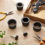 12 Pcs Umbrella Base Stand Replacement Parts,Patio Umbrella Base Replacement Parts Outdoor Umbrella Hole Ring Plug Cover with Thread Screw Replacement Hand Knob for Backyard Patio Table Decks,Black In Australia - Darrahopens
